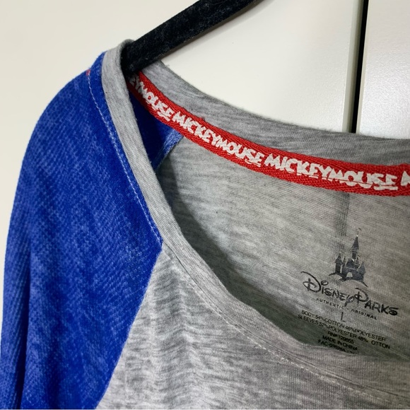 Disney Parks Thin Mickey Mouse Rugby Style Shirt - Picture 6 of 15